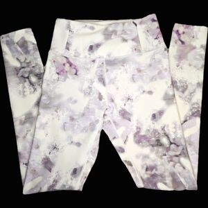 CALIA by Carrie Underwood Abstract Purple and White Leggings